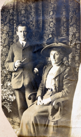 Mr and Mrs Saunders (nee Fortescue)